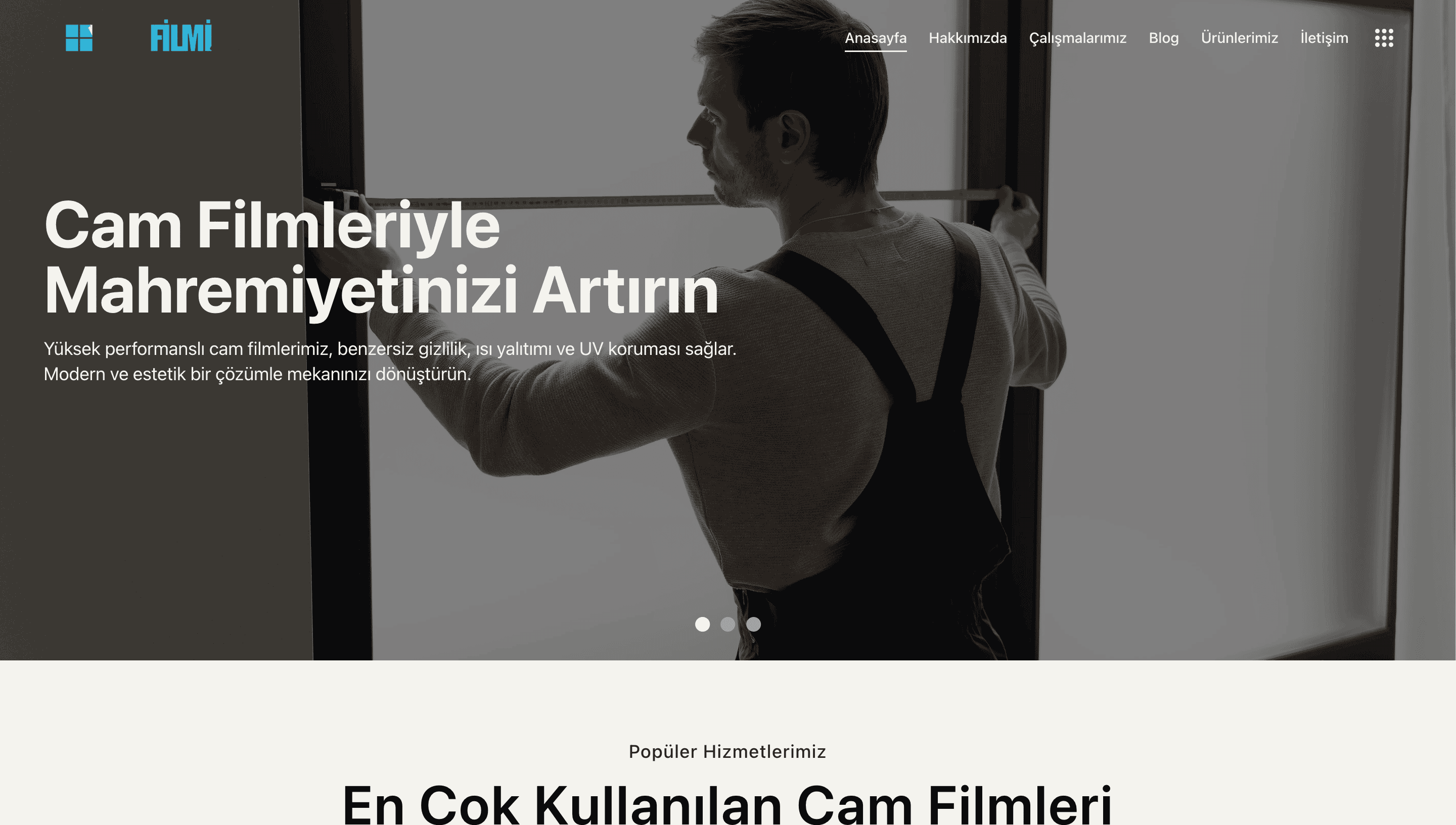 Camfilmishop Websitesi